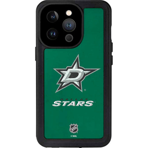 NHL Dallas Stars Distressed iPhone 15 Pro Waterproof Case