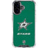 NHL Dallas Stars Distressed iPhone 16 Clear Case