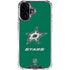 NHL Dallas Stars Distressed iPhone 16 Plus Clear Case