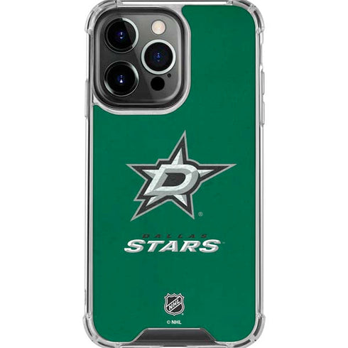 NHL Dallas Stars Distressed iPhone 16 Pro Max Clear Case