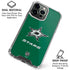 NHL Dallas Stars Distressed iPhone 16 Pro Max Clear Case
