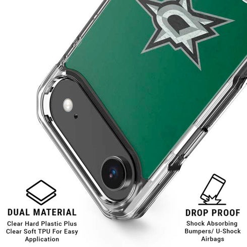 NHL Dallas Stars Distressed iPhone 17 Air Clear Case