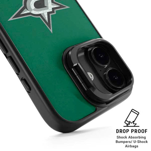 NHL Dallas Stars Distressed iPhone 17 Kickstand Case