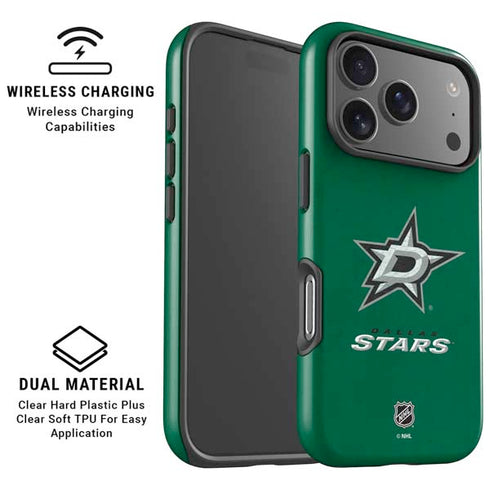 NHL Dallas Stars Distressed iPhone 17 Pro Magsafe Impact Case
