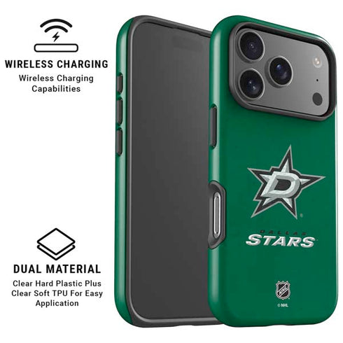 NHL Dallas Stars Distressed iPhone 17 Pro Max Magsafe Impact Case