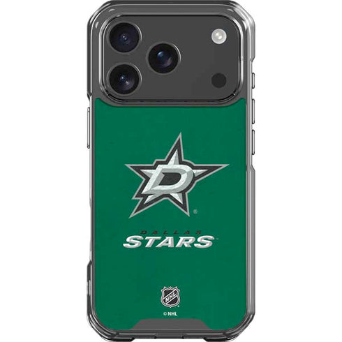 NHL Dallas Stars Distressed iPhone 18 Pro Clear Case