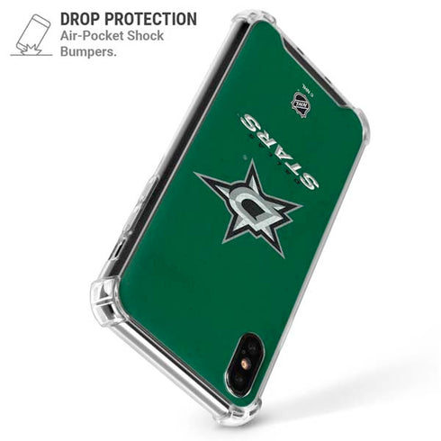 NHL Dallas Stars Distressed iPhone X/XS Clear Case