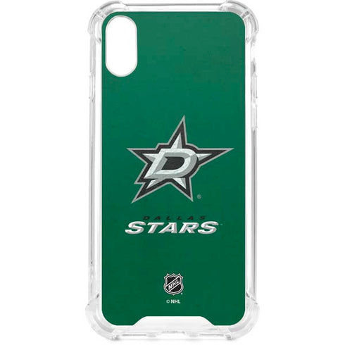 NHL Dallas Stars Distressed iPhone XS Clear Case