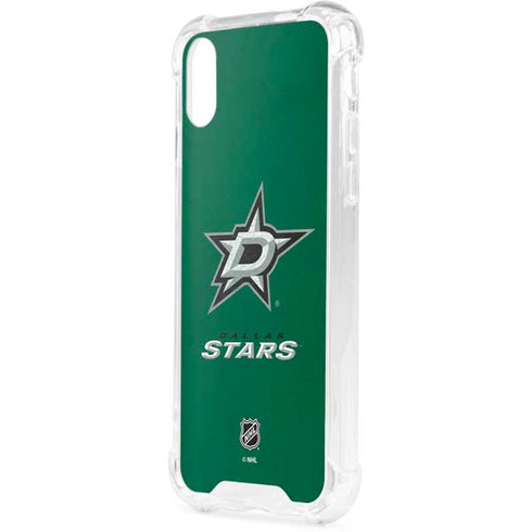 NHL Dallas Stars Distressed iPhone XS Clear Case