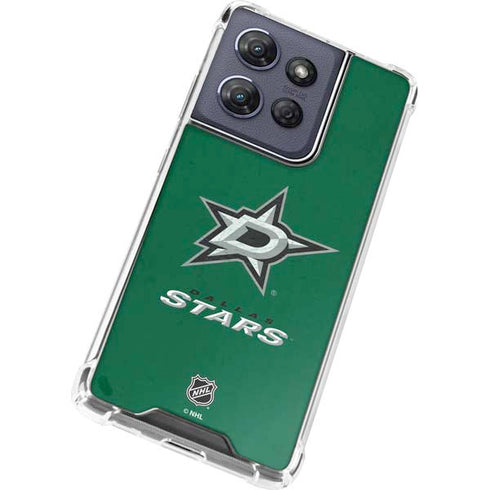 NHL Dallas Stars Distressed Moto G Play 5G (2025) Clear Case