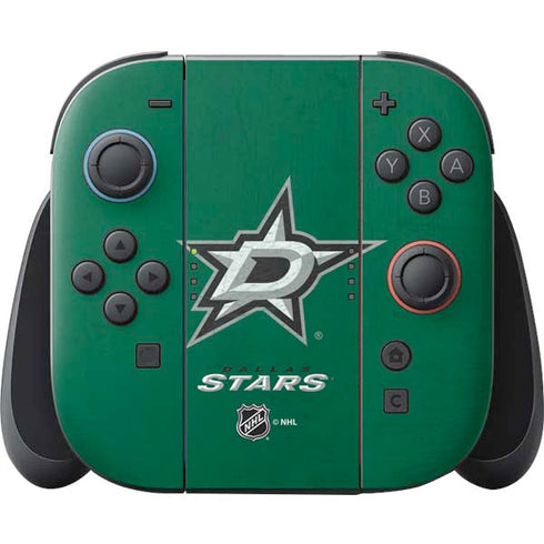 NHL Dallas Stars Distressed Nintendo Switch 2 (2025) Joy-Con Controller Skin