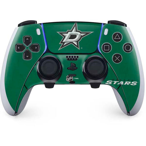 NHL Dallas Stars Distressed PS5 DualSense Edge Pro Controller Skin