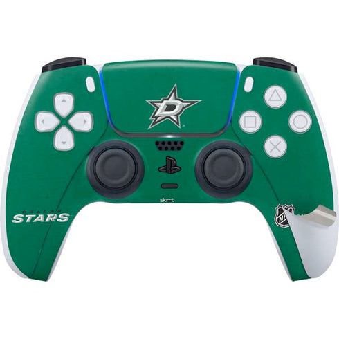 NHL Dallas Stars Distressed PS5 Pro Disk Bundle Skin