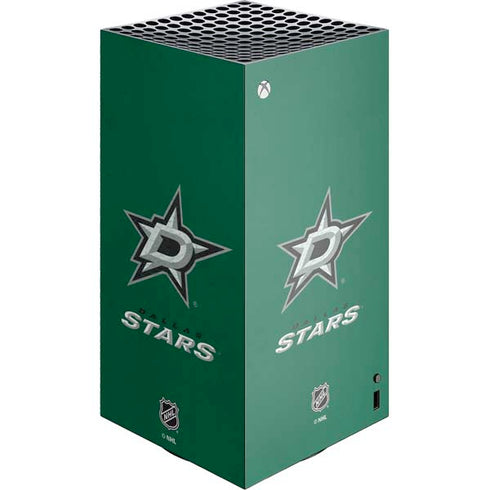 NHL Dallas Stars Distressed XBox Series X Digital Edition Console Skin