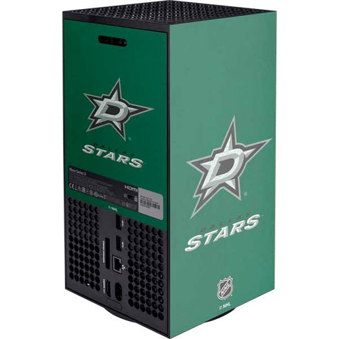 NHL Dallas Stars Distressed XBox Series X Digital Edition Console Skin