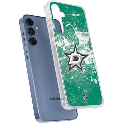 NHL Dallas Stars Frozen Galaxy A35 5G Clear Case