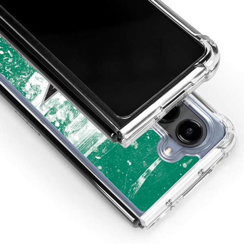 NHL Dallas Stars Frozen Galaxy Z Fold5 5G Clear Case