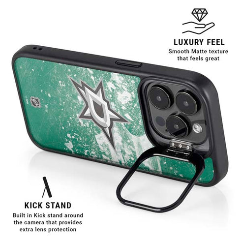 NHL Dallas Stars Frozen iPhone 15 Pro Kickstand Case