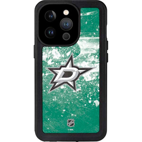NHL Dallas Stars Frozen iPhone 15 Pro Waterproof Case