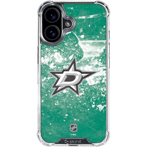 NHL Dallas Stars Frozen iPhone 16 Plus Clear Case
