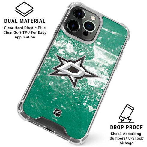 NHL Dallas Stars Frozen iPhone 16 Pro Max Clear Case