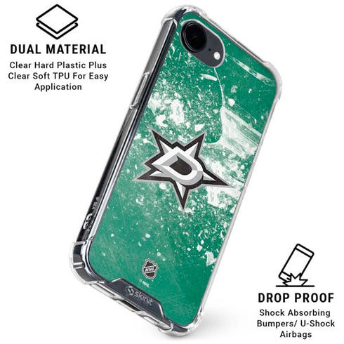 NHL Dallas Stars Frozen iPhone 16e Clear Case