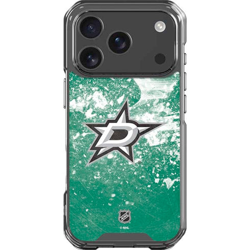 NHL Dallas Stars Frozen iPhone 17 Pro Clear Case