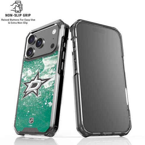 NHL Dallas Stars Frozen iPhone 17 Pro Max Clear Case