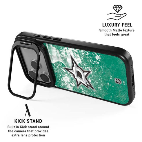 NHL Dallas Stars Frozen iPhone 17 Pro Max Kickstand Case