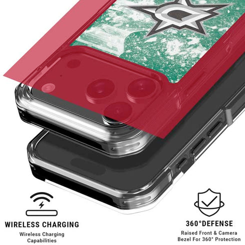 NHL Dallas Stars Frozen iPhone 18 Pro Clear Case