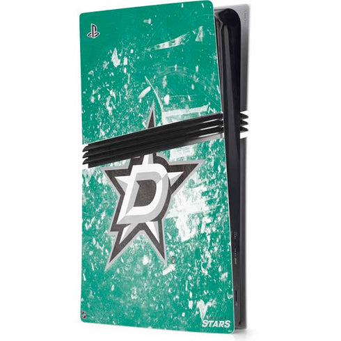 NHL Dallas Stars Frozen PS5 Pro Console Skin
