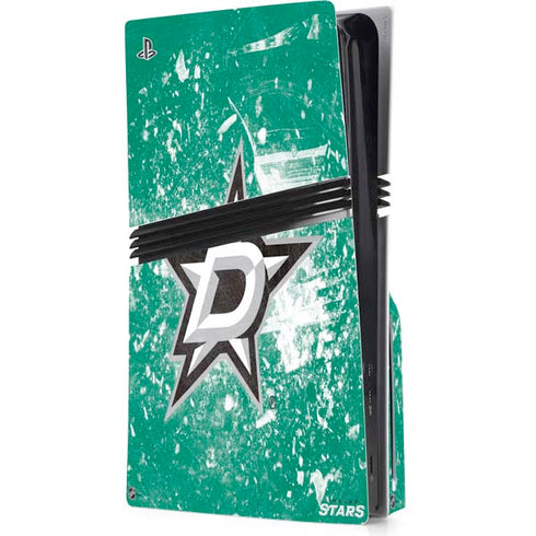 NHL Dallas Stars Frozen PS5 Pro Disk Console Skin