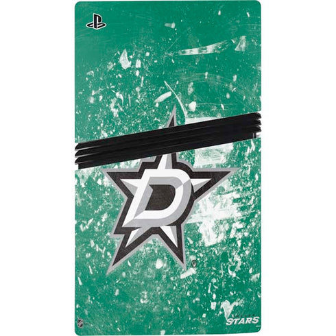 NHL Dallas Stars Frozen PS5 Pro Disk Console Skin