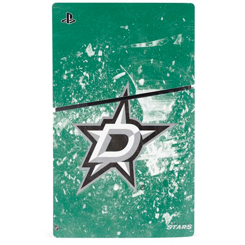 NHL Dallas Stars Frozen PS5 Slim Digital Edition Console Skin