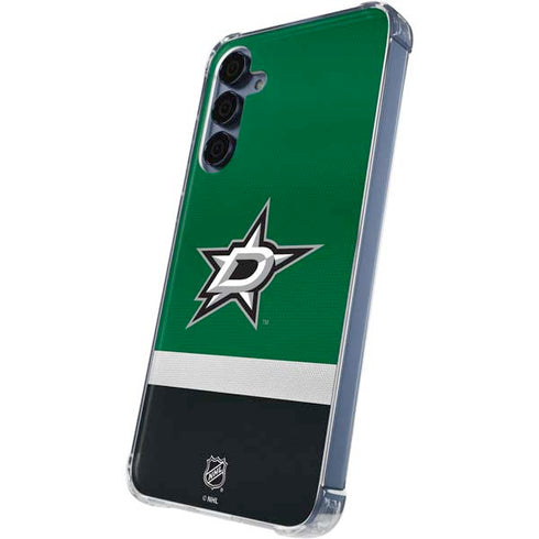 NHL Dallas Stars Jersey Galaxy A55 5G Clear Case