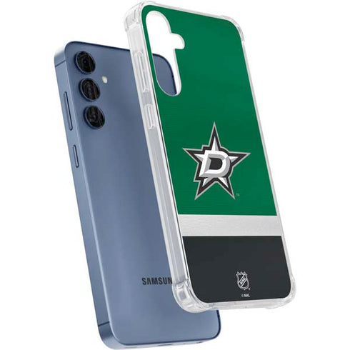 NHL Dallas Stars Jersey Galaxy A55 5G Clear Case
