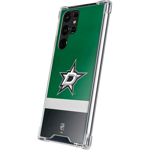 NHL Dallas Stars Jersey Galaxy S23 Ultra Clear Case