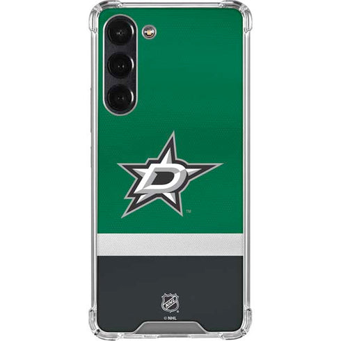 NHL Dallas Stars Jersey Galaxy S24 FE Clear Case