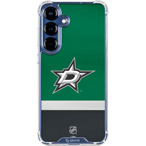 NHL Dallas Stars Jersey Galaxy S25 FE Clear Case