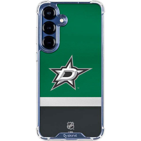NHL Dallas Stars Jersey Galaxy S25 Plus Clear Case
