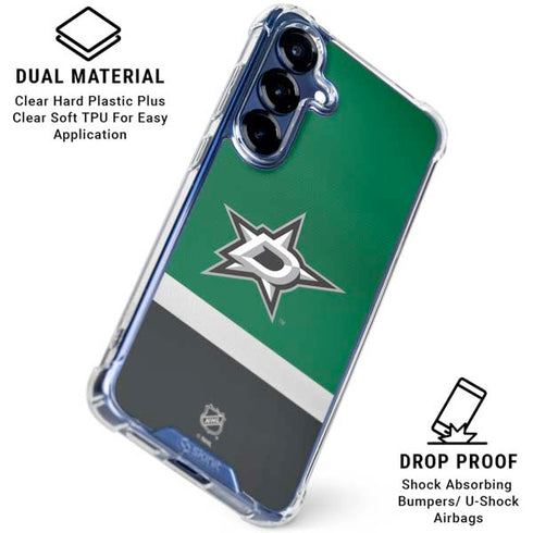 NHL Dallas Stars Jersey Galaxy S25 Plus Clear Case