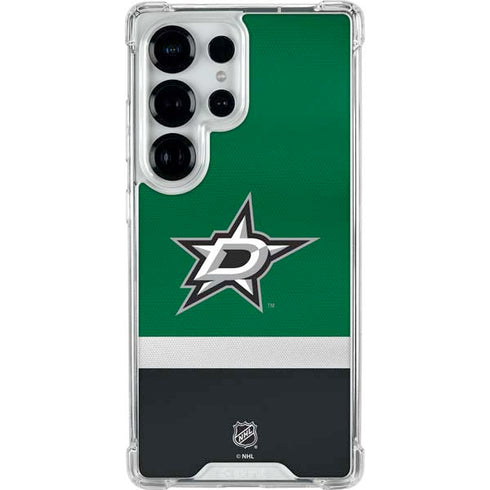 NHL Dallas Stars Jersey Galaxy S25 Ultra Clear Case