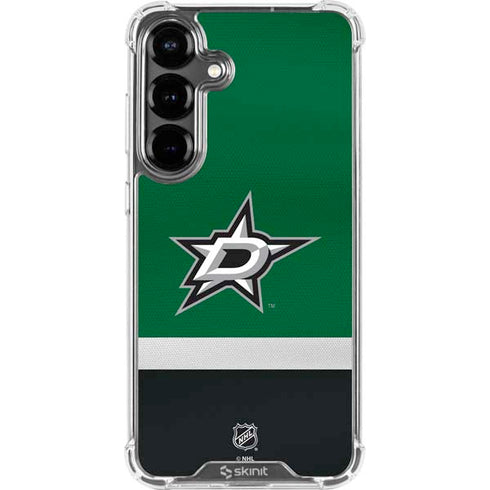 NHL Dallas Stars Jersey Galaxy S26 Plus Clear Case