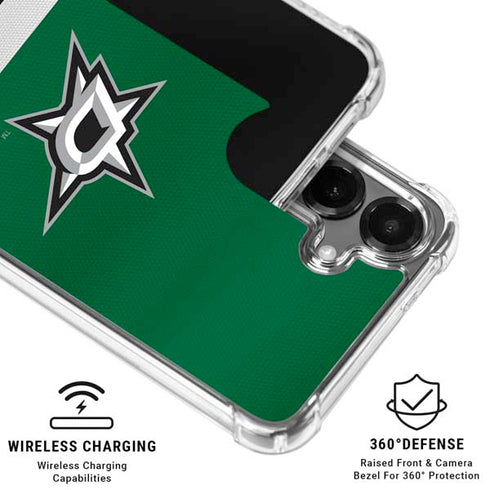 NHL Dallas Stars Jersey Galaxy S26 Plus Clear Case