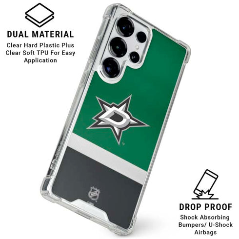 NHL Dallas Stars Jersey Galaxy S26 Ultra Clear Case