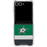 NHL Dallas Stars Jersey Galaxy Z Flip7 Clear Case