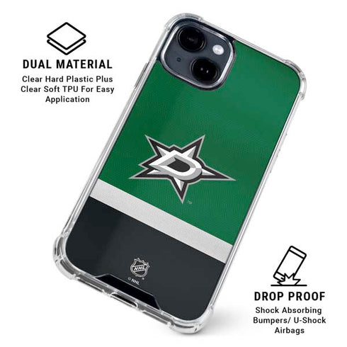 NHL Dallas Stars Jersey iPhone 15 Clear Case