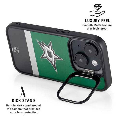 NHL Dallas Stars Jersey iPhone 15 Plus Kickstand Case