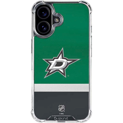 NHL Dallas Stars Jersey iPhone 16 Clear Case