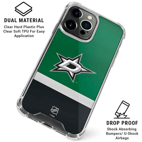 NHL Dallas Stars Jersey iPhone 16 Pro Clear Case